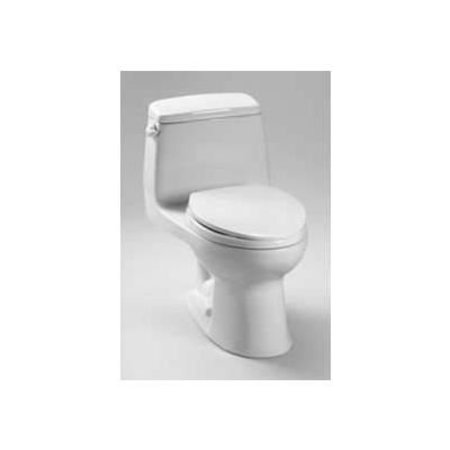 TOTO TOTO® MS854114Sg-01 UltraMax® Elongated 1-PC Toilet SanaGloss, Cotton White MS854114SG-01